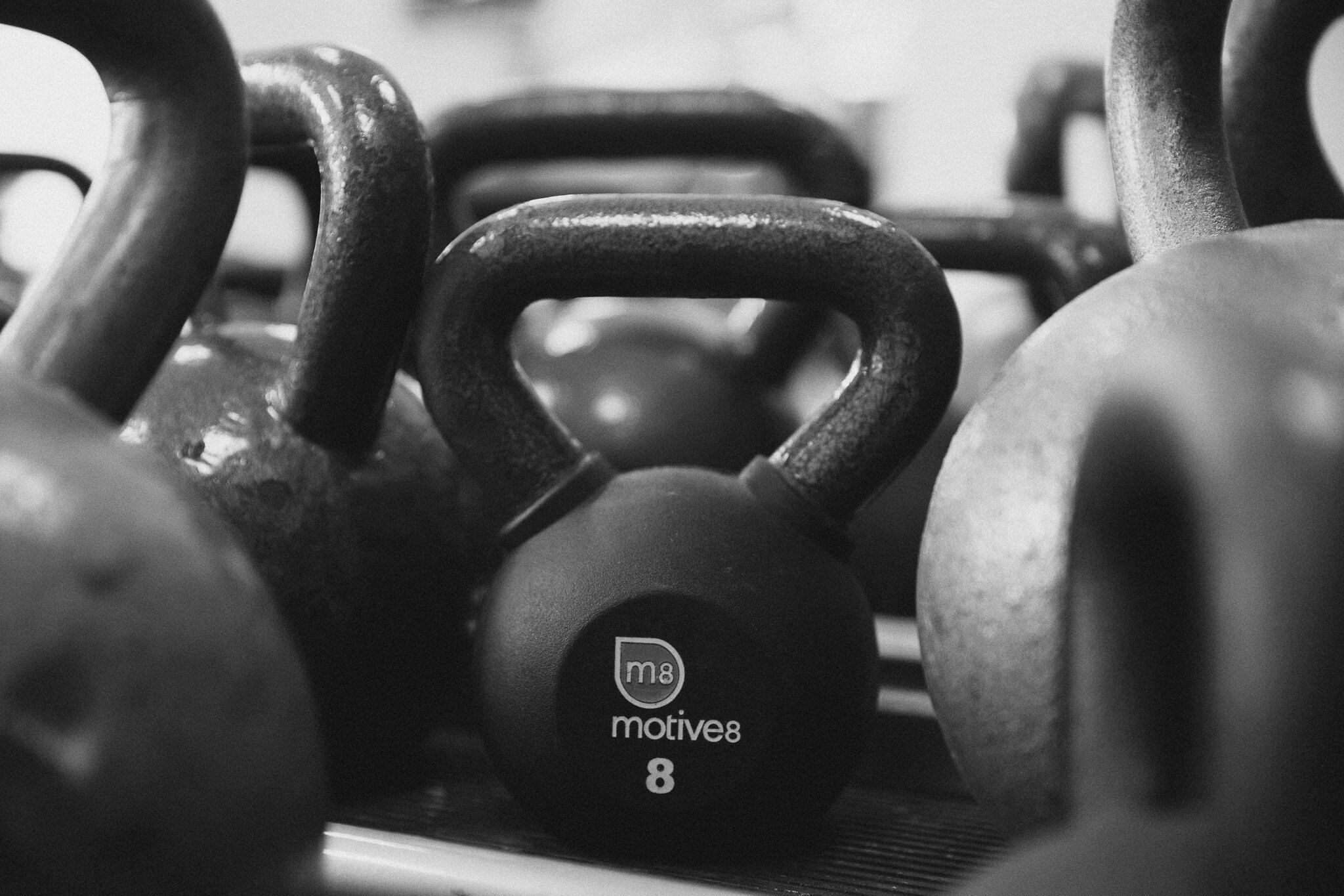 picture of kettlebells